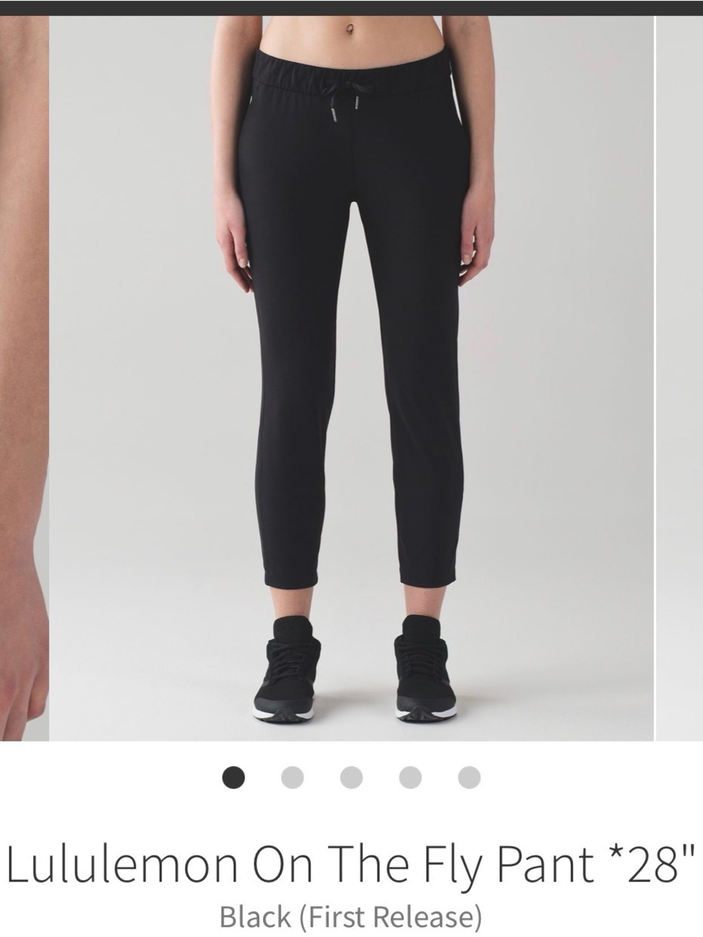 Lululemon On the Fly pant 28”
